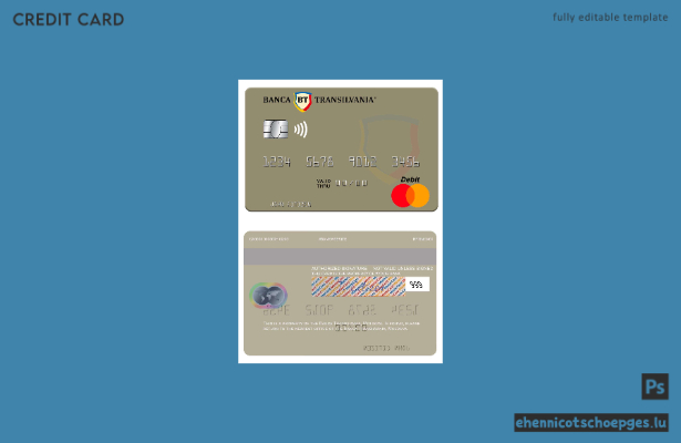 Beispielvorschau der Moldova Banca Transilvania Mastercard